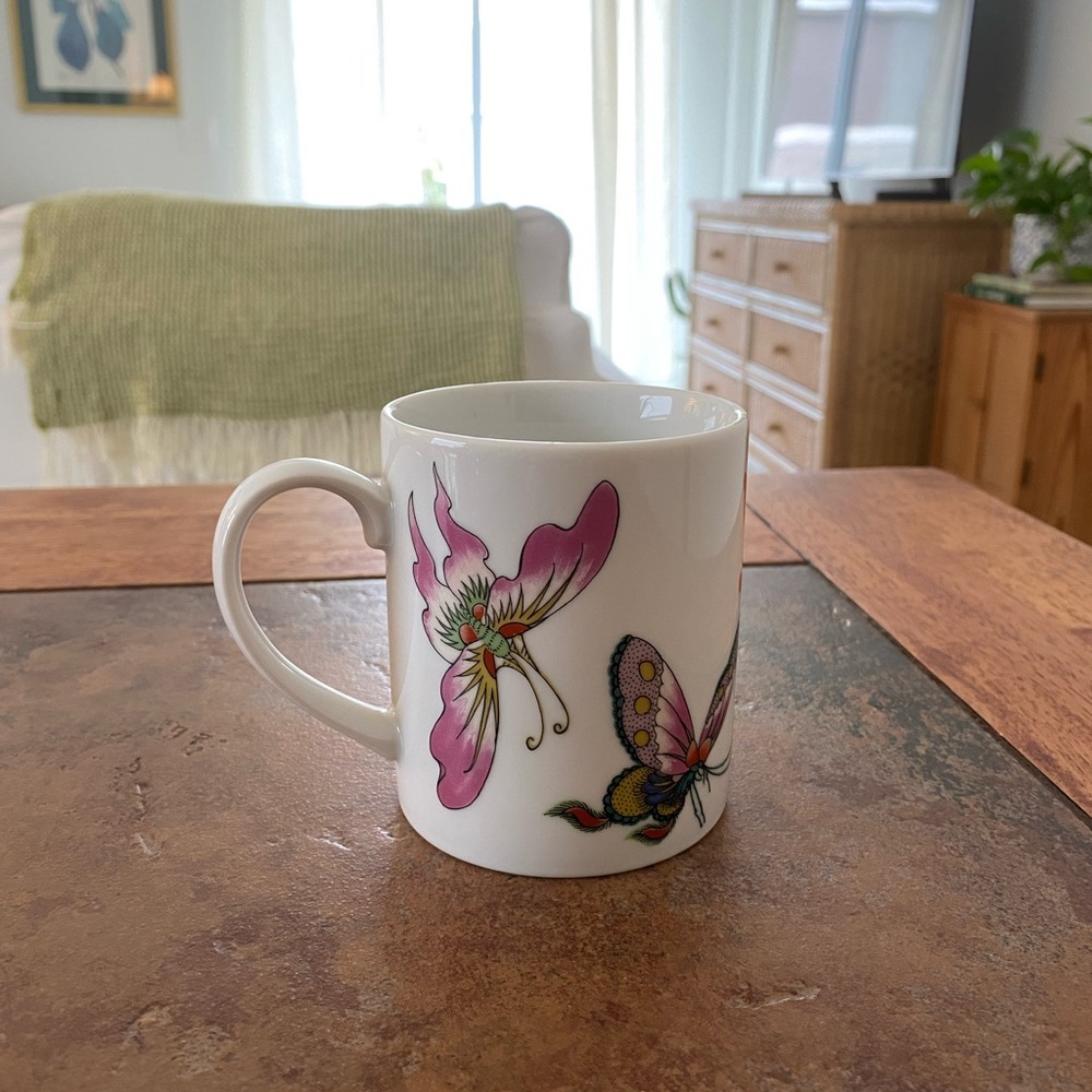 Floral Butterfly Mug